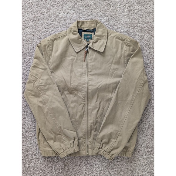 J.CREW Other - J Crew Harrington Jacket Mens Small Cotton Twill Bomber‎ Full Zip Collared NWT